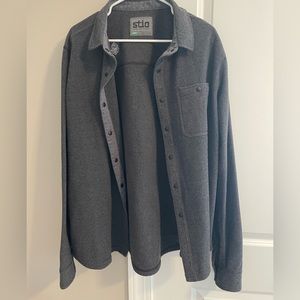 Stio Gray Lightweight Shirt Jacket